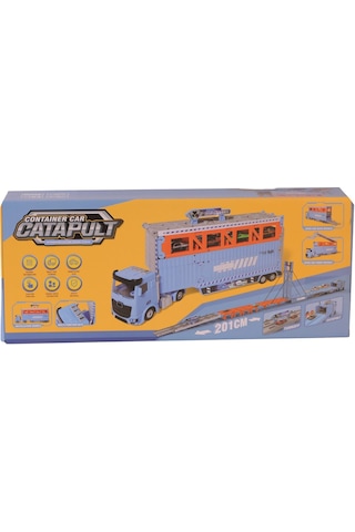 9909 Konteynır Kutulu Metal Araba