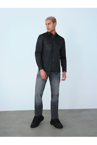 LOFT Regular Fit Erkek Gömlek U.kol Lf2038036 Q1.v1 Denim