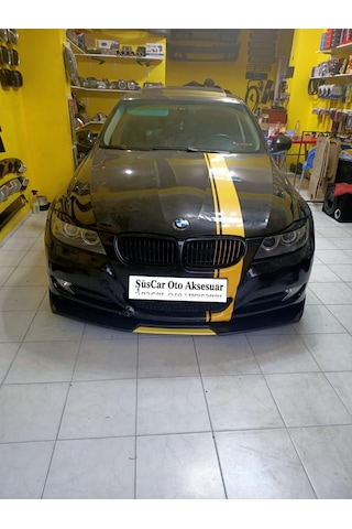 Universal Esnek 4 Parça Sarı Dilli Lip Piano Black Flaplı Abs