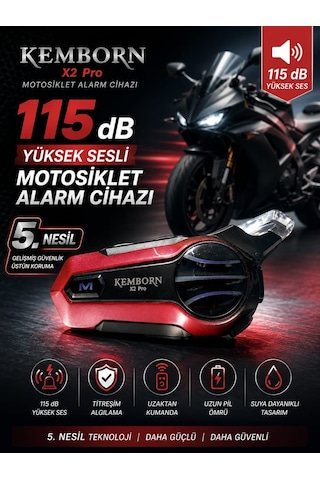 Kemborn Motosiklet Kask Kulaklık Bluetooth 5.3 İnterkom