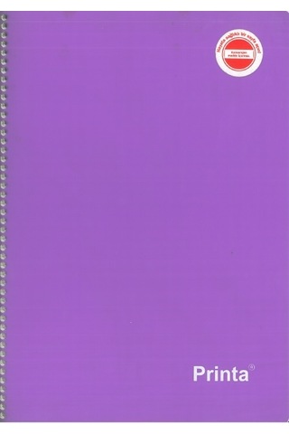 Ekofis Pirinta defter 160 Yp Çizgili A4 Spiralli PP.Kap.Fıstık Yeşil