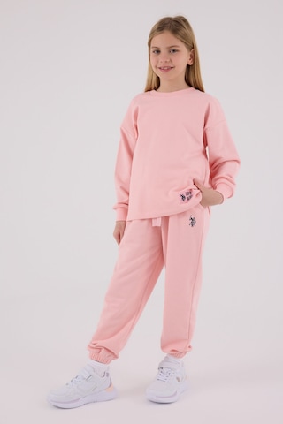 U.S. Polo Assn. Kız Çocuk Pembe Eşofman Takımı 5274-48814 Pembe