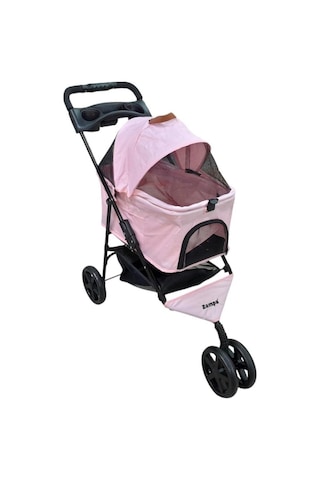Zampa Venüs Kedi & Köpek Arabası Pembe 50x80x90 Cm