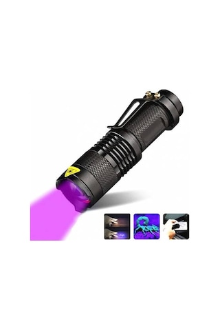 Mor Işık Uv Işık Led El Feneri Mor