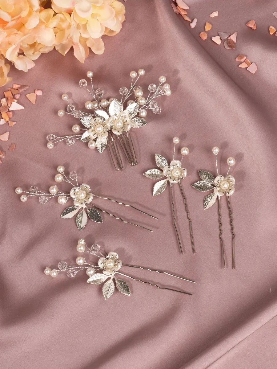 Bıjuteks Gelin Saç Tokaları 241958954 Kırmızı-Beyaz