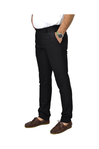 Notra Erkek Silim Fit Kumaş Pantolon Lincoln 198 Bgl-st04487 Siyah