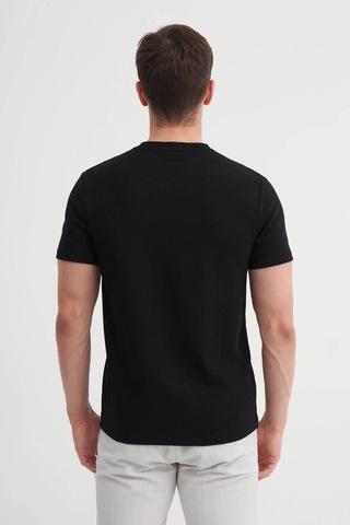 Cazador Erkek T-shirt 4240-26630 Siyah