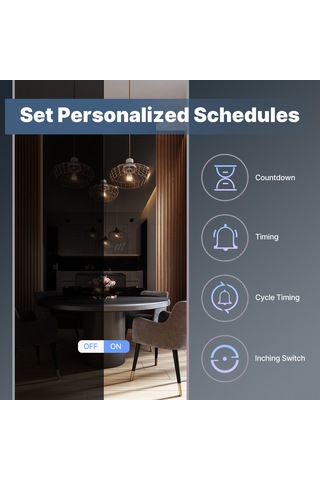 Moveevo Moeshouse Akıllı Anahtar 2 Yollu Avrupa Stili - Wifi + Ble Bağlantı, Uzak Kumanda, Zamanlayıcı, Ses Kontrolü, Tek Ve Sıfır Ateş Uyumlu Beyaz