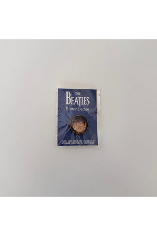 The Beatles Rozet Pinback Button Siyah 40084889