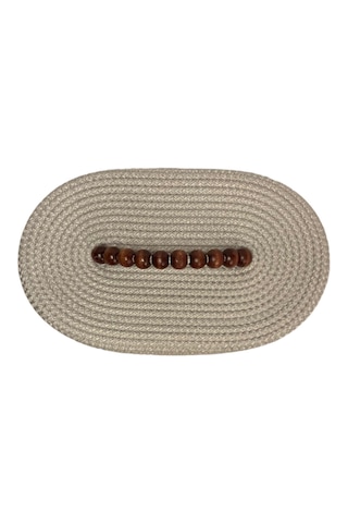 Oval Bonucuklu Kutu Gri