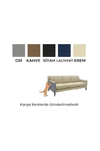 Mucit Home Evcil Hayvan Kendinden Yapışkanlı Koltuk Duvar Yapıştırmalı Tırmalama Halısı
