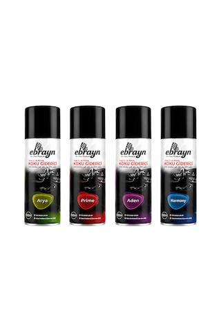 Ebrayn 4'lü Araç İçi Ve Klima Koku Giderici Bombası Seti 150 Ml X 4 Ebrayn 4'lü Araç İçi Ve Klima Koku Giderici Bombası Seti 150 Ml X 4