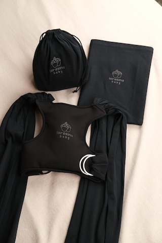 Sırt Destekli Ayarlanabilen Sling, Taşıma Şalı, Ana Kucağı Siyah