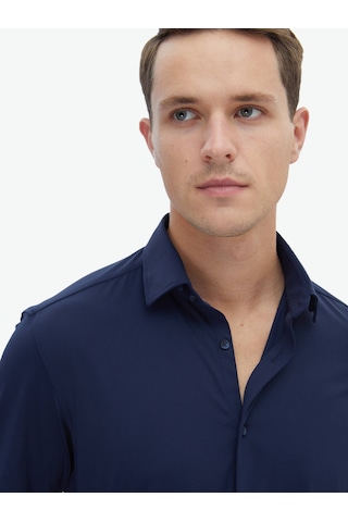 Kip Lacivert Regular Fit Casual Gömlek Lacivert