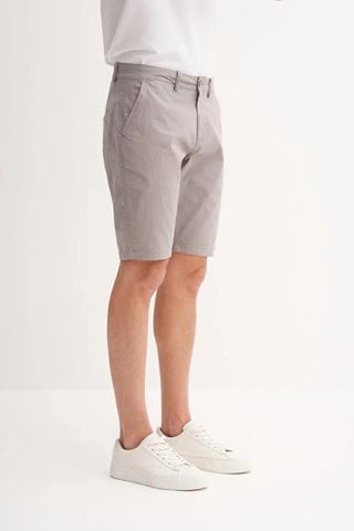 Cazador Slim Fit Bermuda Kısa Dar Paça Şort 6015 Gri
