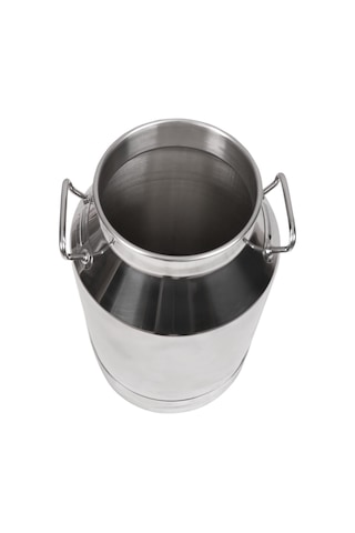 Melasty Süt Sağma Makinesi Paslanmaz Süt Güğümü 50 Litre İki Kulplu Kapaksız Ø208 Mm Geniş Ağız -1715