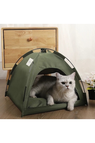 Tineke Kedi Kamp Çadırı Kedi Evi Derin Uyku & Serin Yazlık Evi Small