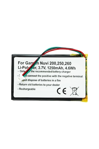 Garmin Nuvi 200 Nüvi 361-00019-11 İçin Uygun Pil
