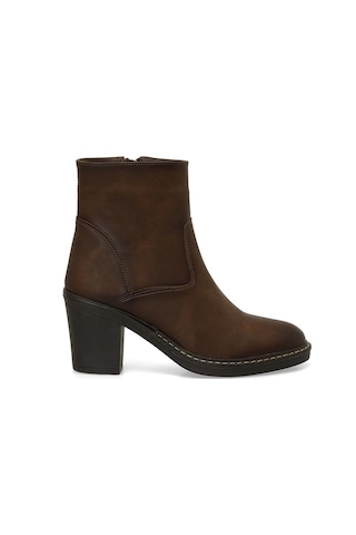 Butigo 24k-627 4pr Taba Kadın Topuklu Bot 000000000101924995 Taba