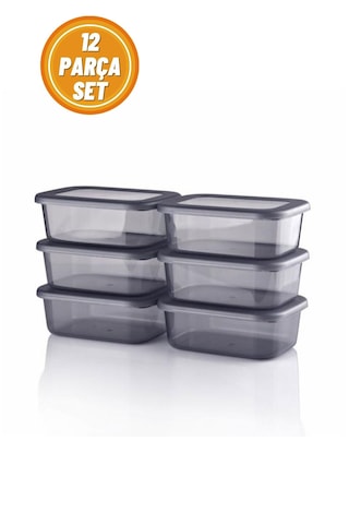 12'li Kapaklı Saklama Kabı Seti 250 Ml, Sızdırmaz Kahvaltılık