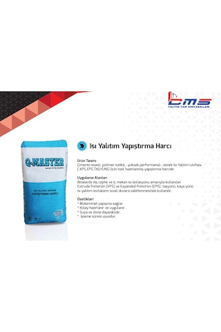 Q-master Isı Yalıtım Yapıştırma Harcı