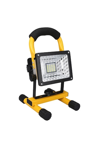 Br P30 Ip65 Waterproof 20led 30w Taşınabilir Şarjlı Led Projektör Çok Renkli