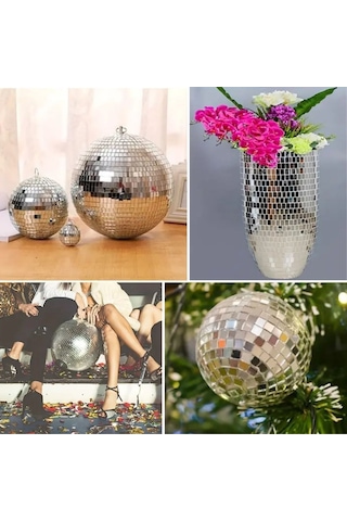 Büro Ev Ofis Atölye İçin 4x100cm Silver Aynalı Mozaik Taşlı Dekor Bandı Diğer