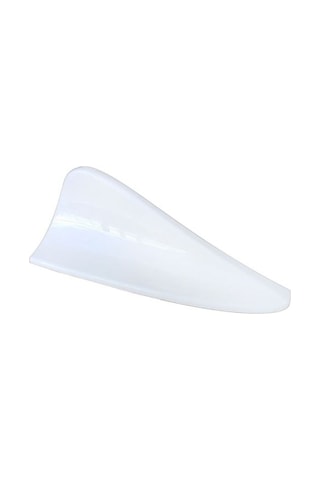 Zendar Anten Jaws Balık Sırtı Yapıştırma Süs Anteni 16cm Beyaz Yes-050 B