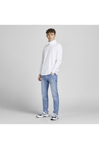 Jack & Jones Tim 715 Slim Jean 12204315 Blue Denim Mavi