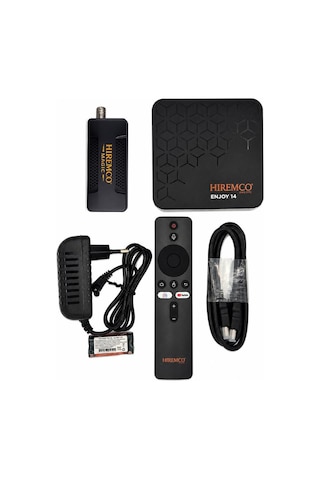 Hiremco Enjoy 14 + Magic Usb-a Kurulu Uydu Seti 4k Android Tv Box