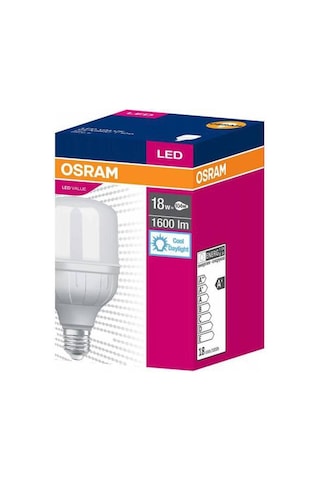 Osram 18W (104W) Büyük Boy Led Ampul Beyaz Tasarruflu Jumbo Torch 6500K Boy:13.6 CM