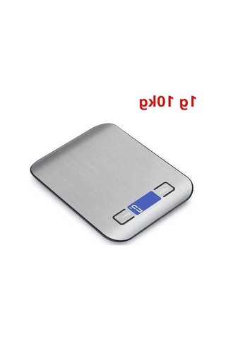 Wondernest Terazisi Paslanmaz Mutfak Lichen Gümüş Dijital Tartı 5/10kg Bz Gümüş