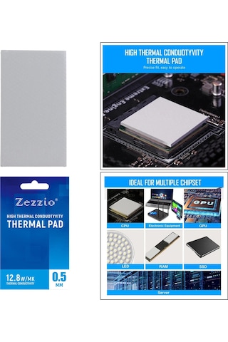 Suntek Silikon Termal Ped 12.8 W/mk Isı Direnci Pc Dizüstü