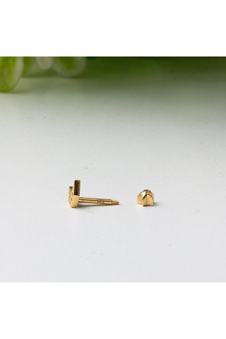 Bilezikci Yön 14 Ayar Altın Tragus Küpe Kphss14k22477 Sarı