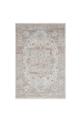 Cool Halı Prime Bej Modern Vintage Eskitme Etnik Desen Otantik Halı Klasik Salon Oturma Odası Halısı