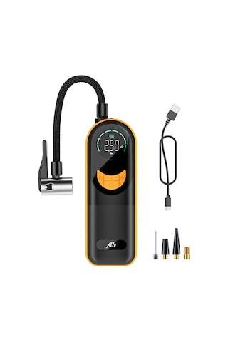 Ally St-5520 Dijital Basınç Göstergeli Oto Lastik Şişirme Pompası Hava Kompresörü