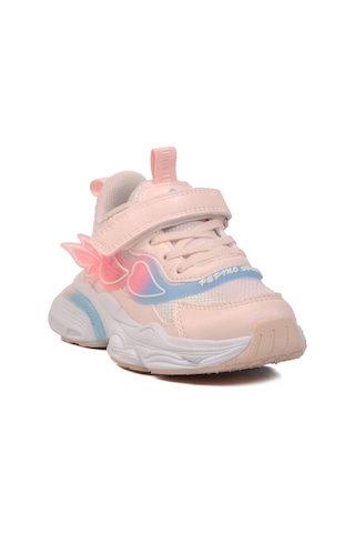Pudra Cırtlı Hafif Hava Alabilen Kız Çocuk Spor Ayakkabı 1976 P Pudra