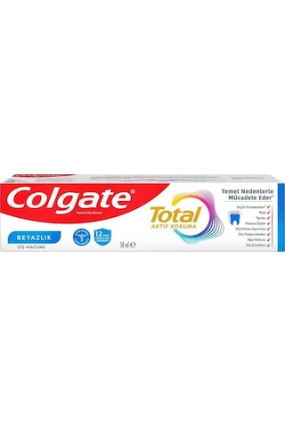 Diş Macunu Total Aktif Koruma 50ml