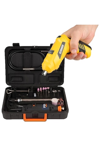 Ferm Ctm1010 160w 40 Parça Mini Gravür Hobi Seti + Rtrmax Rtm326 3.6v Çift Fonksiyonlu Şarjlı Tornavida Seti