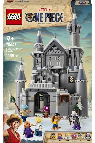 LEGO® ONE PIECE Drum Kalesi Savaşı 75645 - 9 Yaş ve Üzeri Çocuklar için Minifigür İçeren Yaratıcı Oyuncak Yapım Seti (1038 Parça)