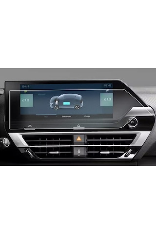 Citroen C4 Suv Navigasyon Multimedya 10 Inç Uyumlu 9h Nano Anti-broken Ekran Koruyucu 2021-2023