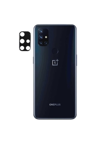 One Plus Nord 10 5G 3D Kamera Lens Koruma Camı Siyah
