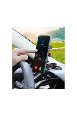 Emin Araba Gösterge Üstüne Takılan 360 Oynar Başlıklı Telefon Tutucu Najmaddin 1449599