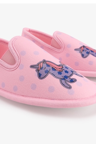 Penti Kız Çocuk Pembe Loving Unicorn Dokulu Patik Pk32