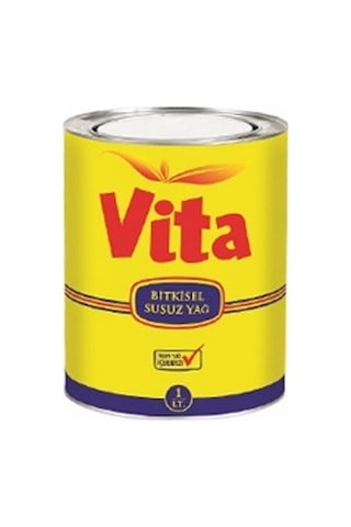 Vita Bitkisel Susuz Margarin Teneke 2 x 1 L