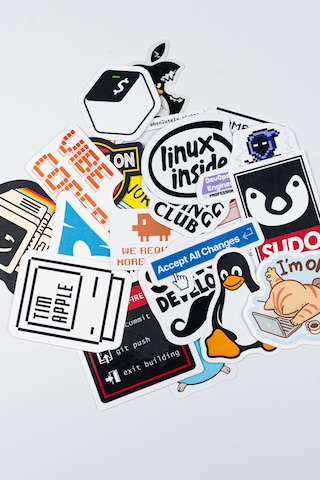 Yazılımcı Laptop Sticker Paketi 27 Parça Kaliteli Su Geçirmez Developer Etiket Seti Çok Renkli