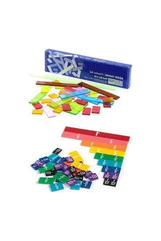 39 Parça Kesir Takımı, Plastik Matematik Okul Malzemesi