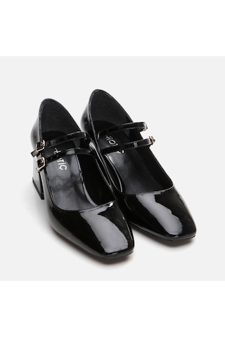 Hotiç Mary Jane Siyah Kadın Kalın Topuk 01ayh294910a100 Siyah