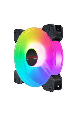 Coolmoon 12Cm 6 Pin Rgb Kasa Fanı Işıklı Renkli Rainbow Fan