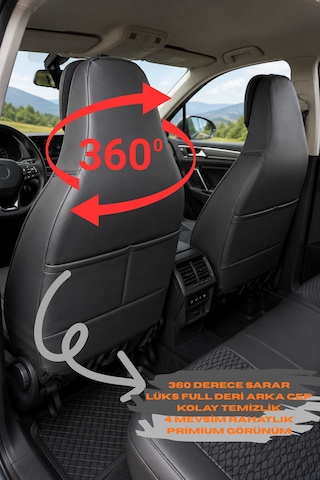 Toyota Corolla Cross Araçlara Uyumlu Ön Arka Takım Oto Koltuk Kılıfı - Cellaura 91592001